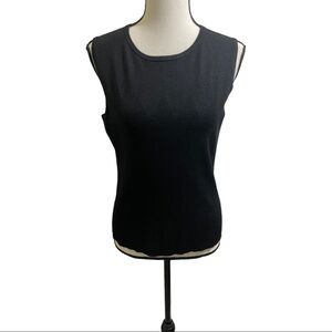 Judith hart silk and viscose sleeveless ribbed top size large